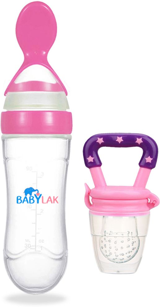 baby bottle food feeder spoon bottle with feeding spoon Bottle for kids - 90 ml-image-6