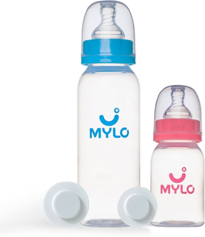 Baby Feels Natural Feeding Bottles for New Born Babies | Anti Colic (125+250ml) - 375 ml