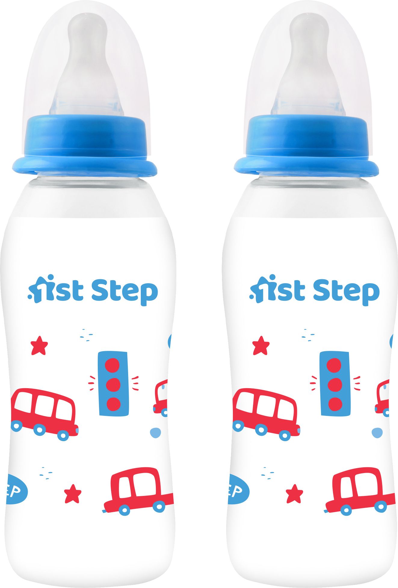 BPA Free Baby Feeding Bottle with Anti-Colic Nipple for Infants (Pack of 2) - 250 ml-image-34