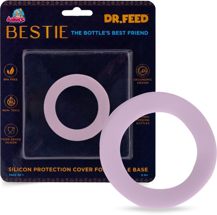 adore Dr.Feed Bestie! Silicon Base for Dr.Feed Wide Neck Bottles-Baby-Pack of 2-picture-20