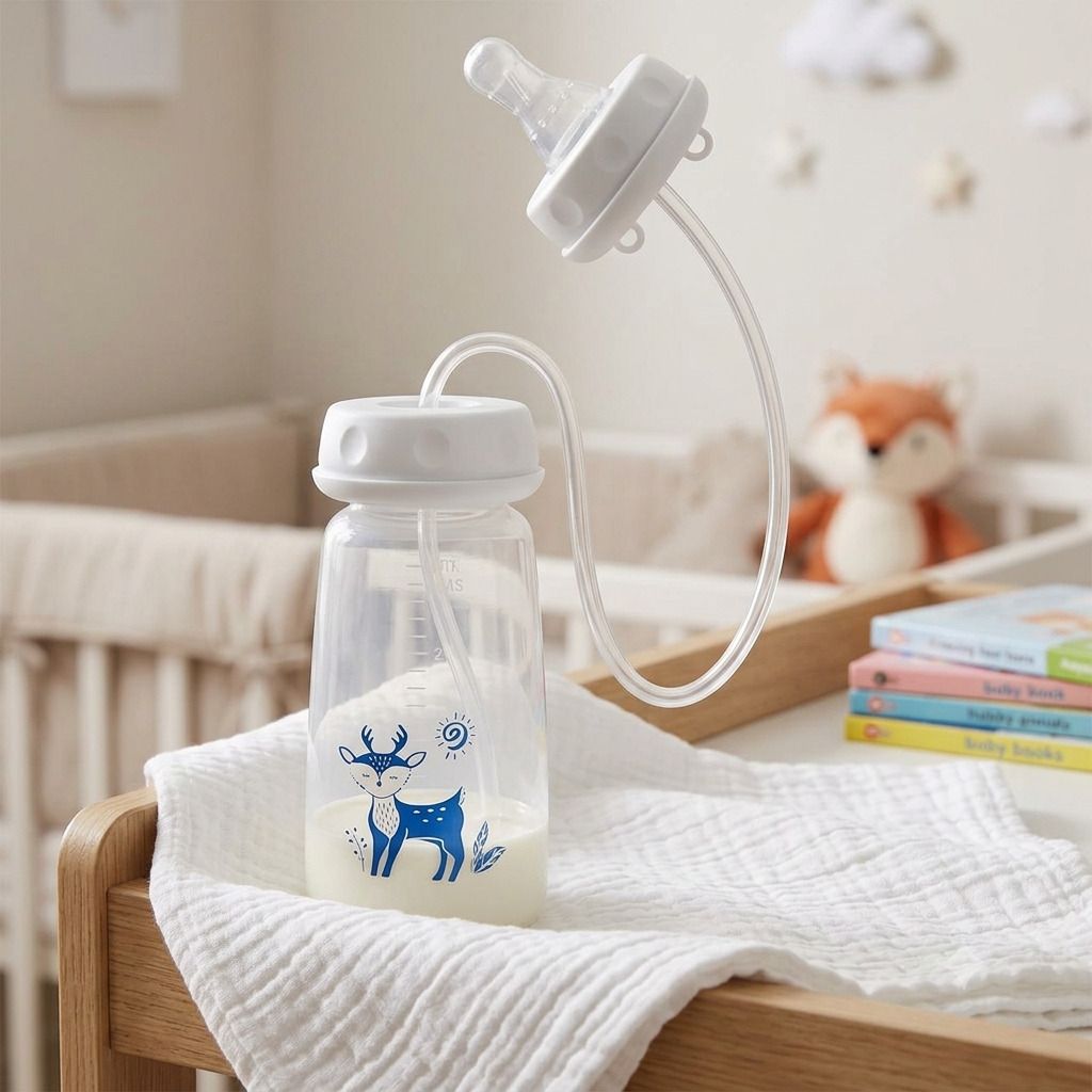 whipbird 3 in 1 Adjustable Hands Free and leakproof Baby Feeder - 240 ml-picture-39