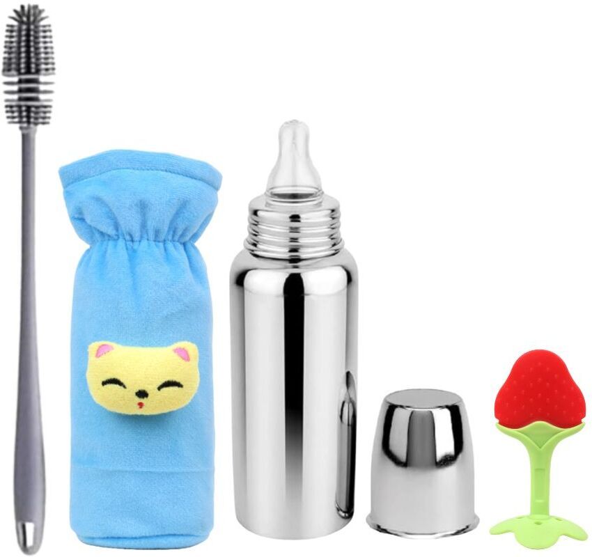 Multi Purpose Baby Bottle Cleaner Silicone Nipple Brush for Kids 0 to 5Y - 250 ml-image-43