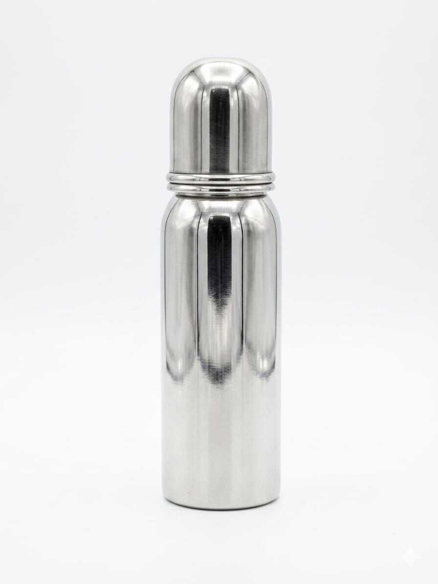 Anti-Colic Stainless Steel Feeding Bottle BPA FREE 304 GRADE (250ml) - 250 ml-image-19