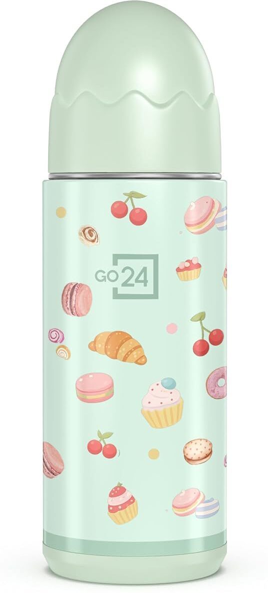 Thermo Joy Baby Feeder tainless Steel Double Wall Insulated Milk Bottle - 300 ml-image-41