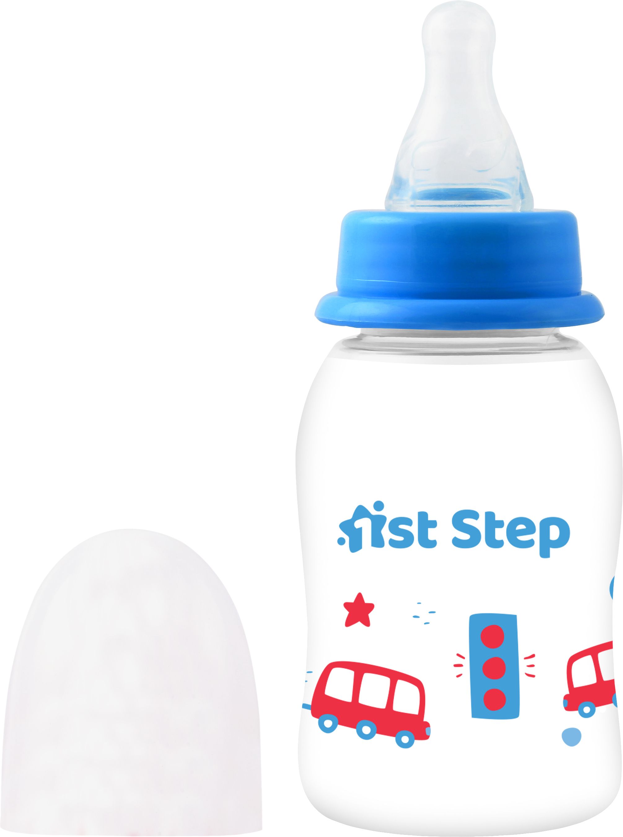 1st step BPA Free Baby Feeding Bottle with Anti-Colic Nipple for Infants - 125 ml-picture-0