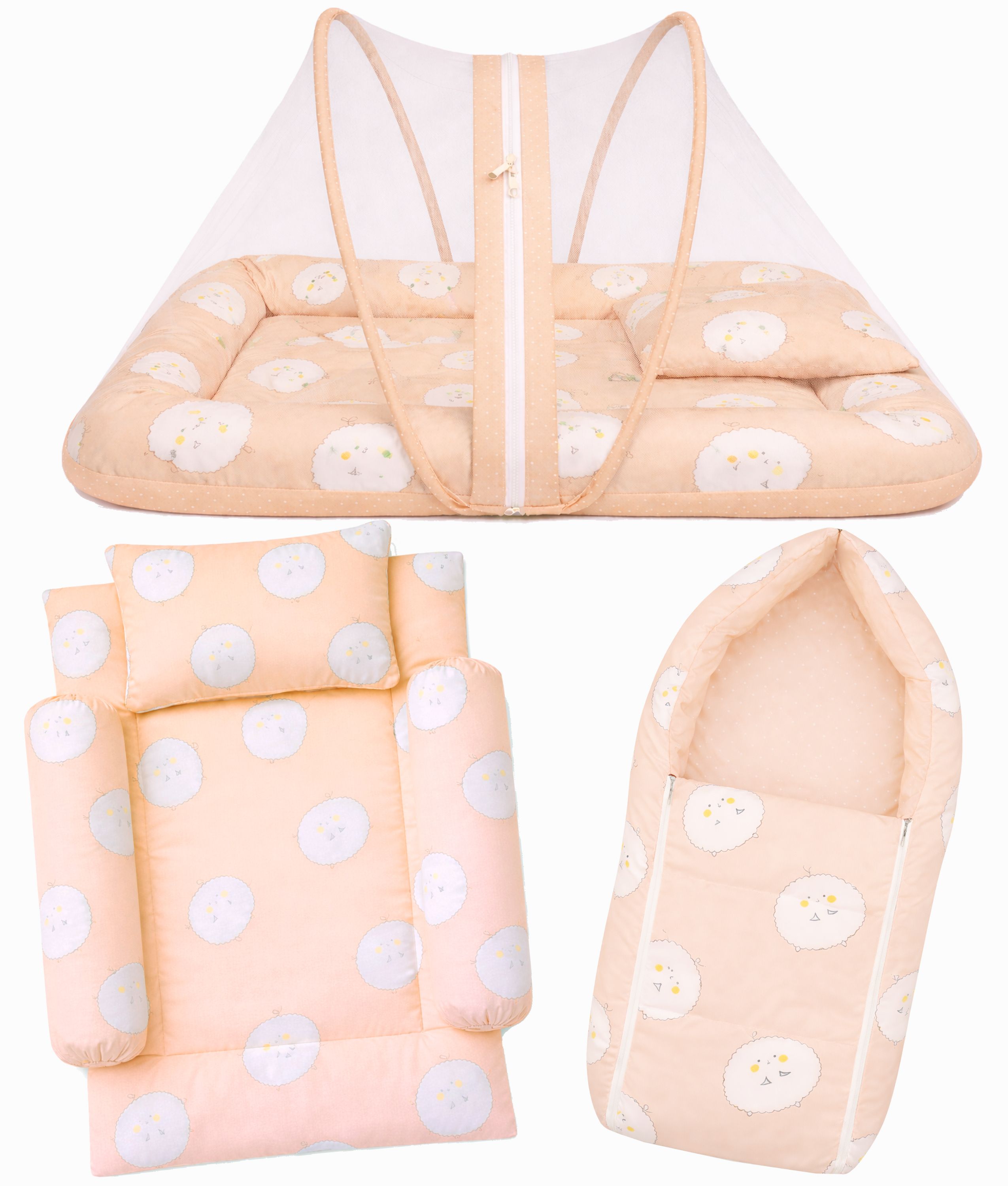 New Born Baby Daily Essential 3PCS Bedding Combo Pack(0-6 Month)