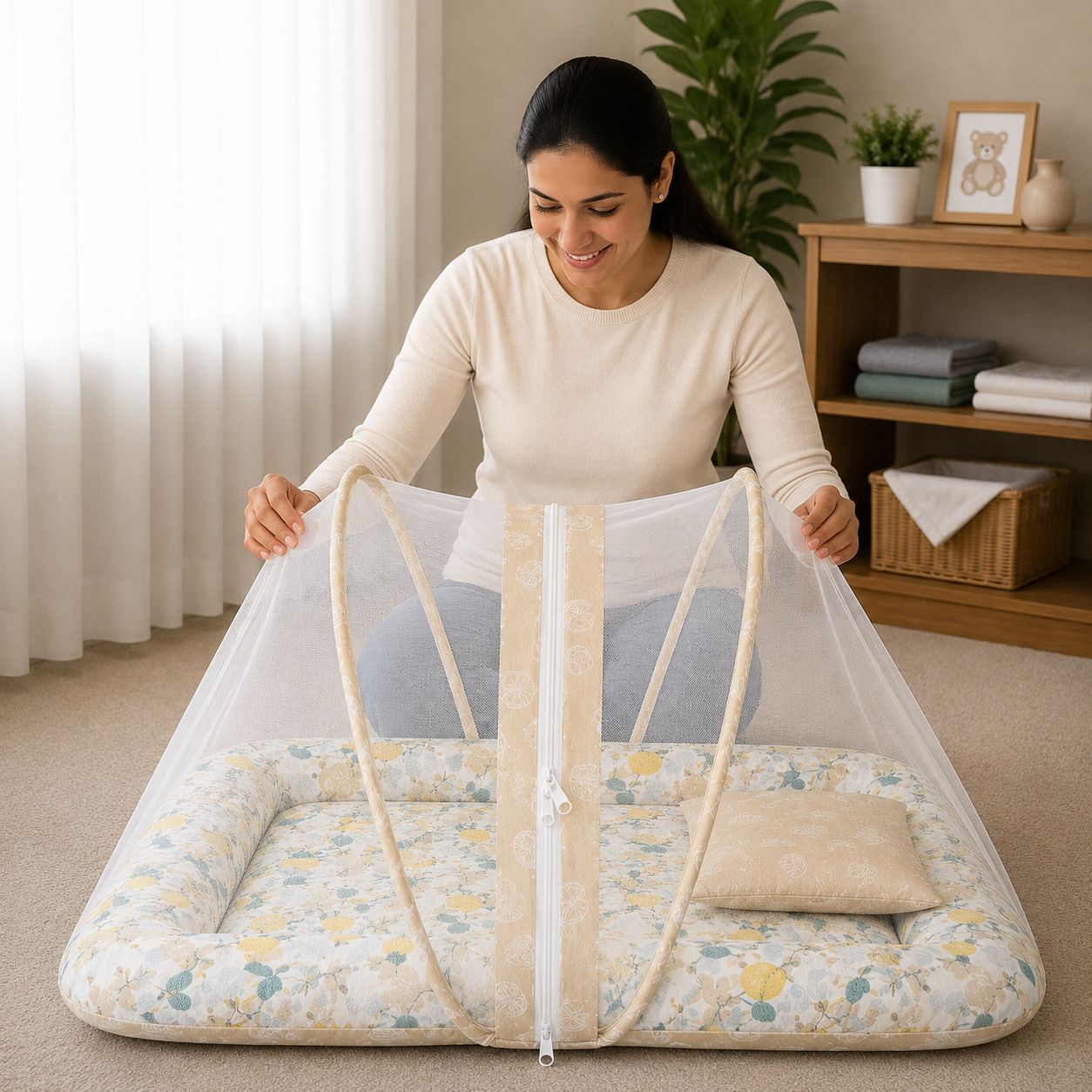 Cotton Baby Bed Sized Bedding Set-image-48