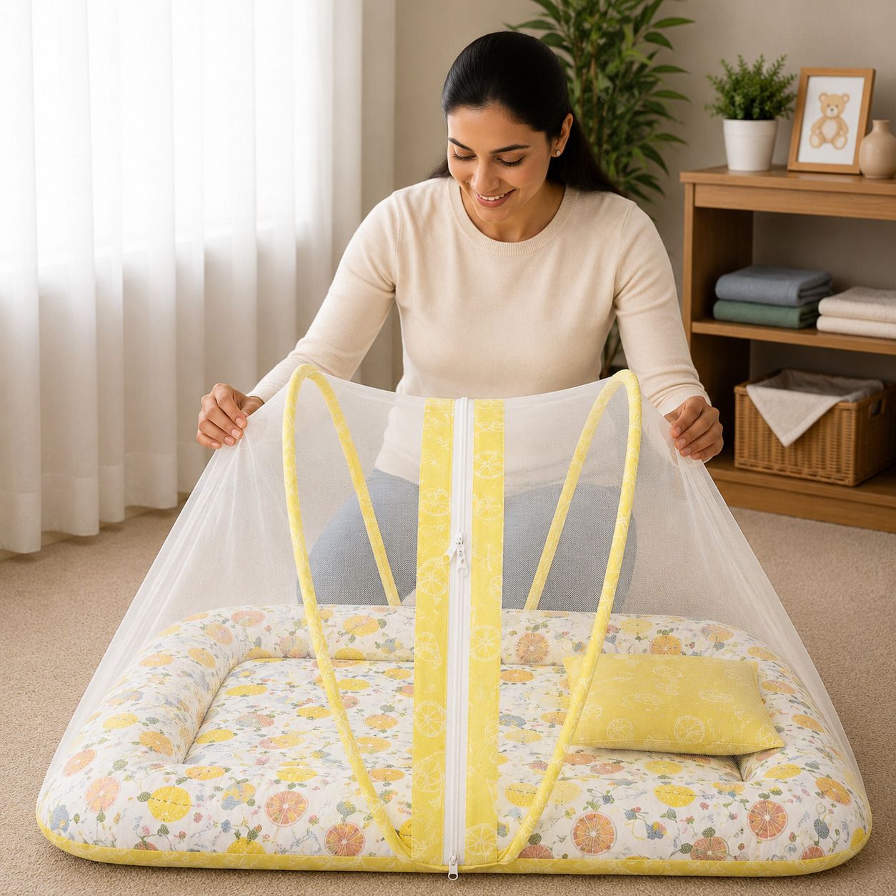 Cotton Baby Bed Sized Bedding Set-image-49