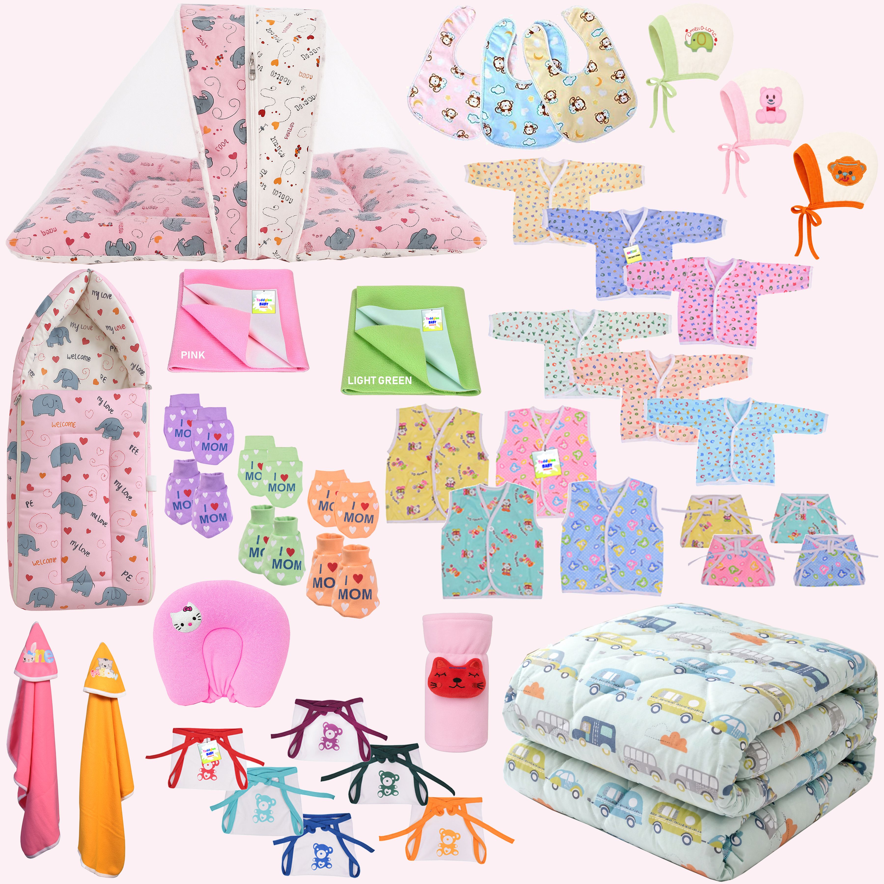 kwitchy New Born Baby Welcome 41 Item Included In 1 Combo Pack-picture-1