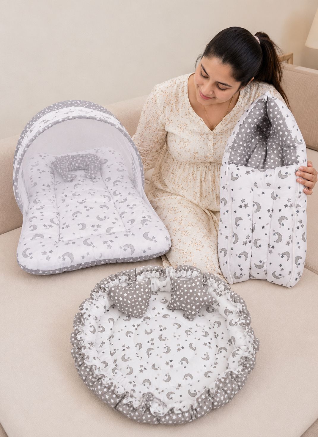 funtus Cotton Baby Bed Sized Bedding Set-picture-47