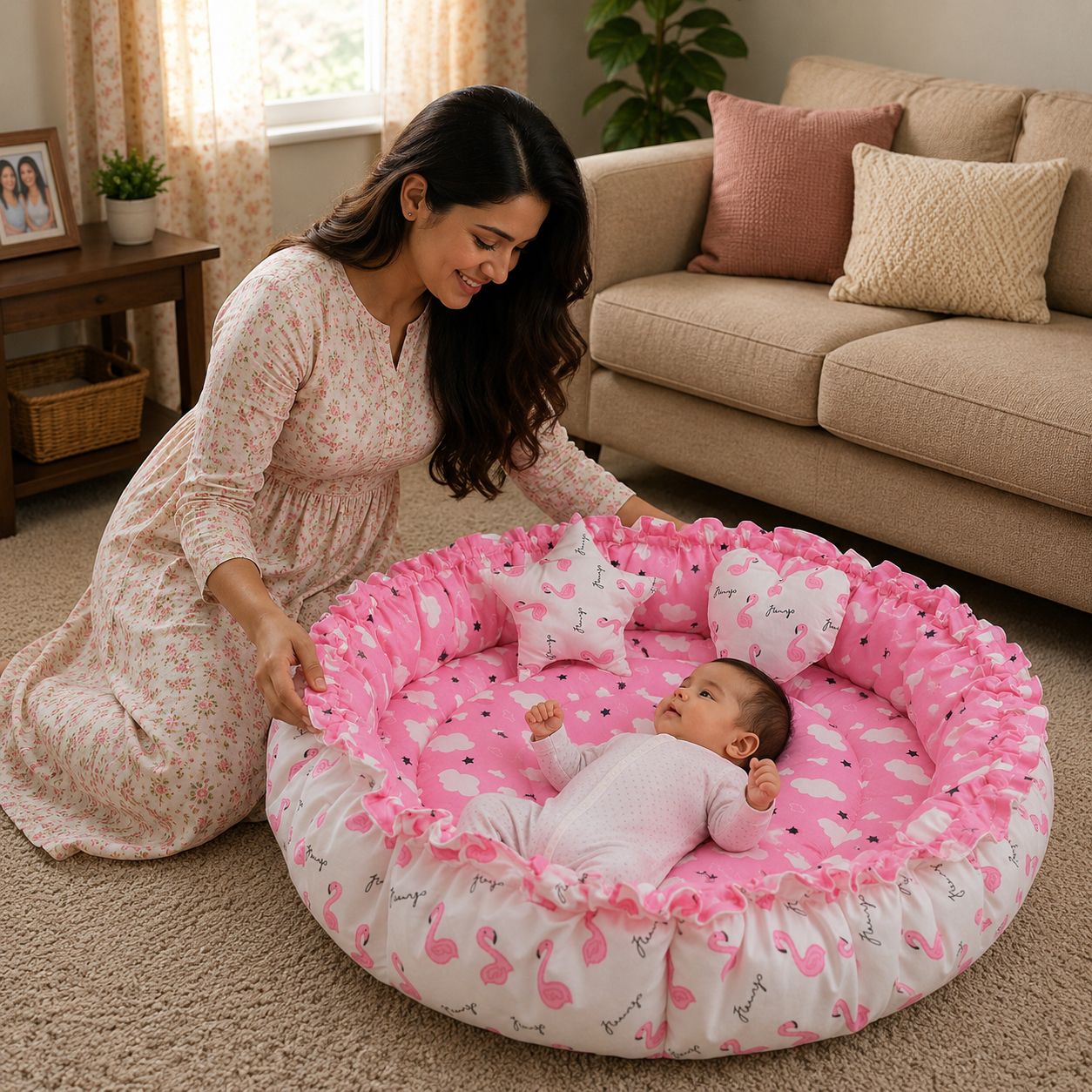 babytoons Cotton Baby Bed Sized Bedding Set-picture-8