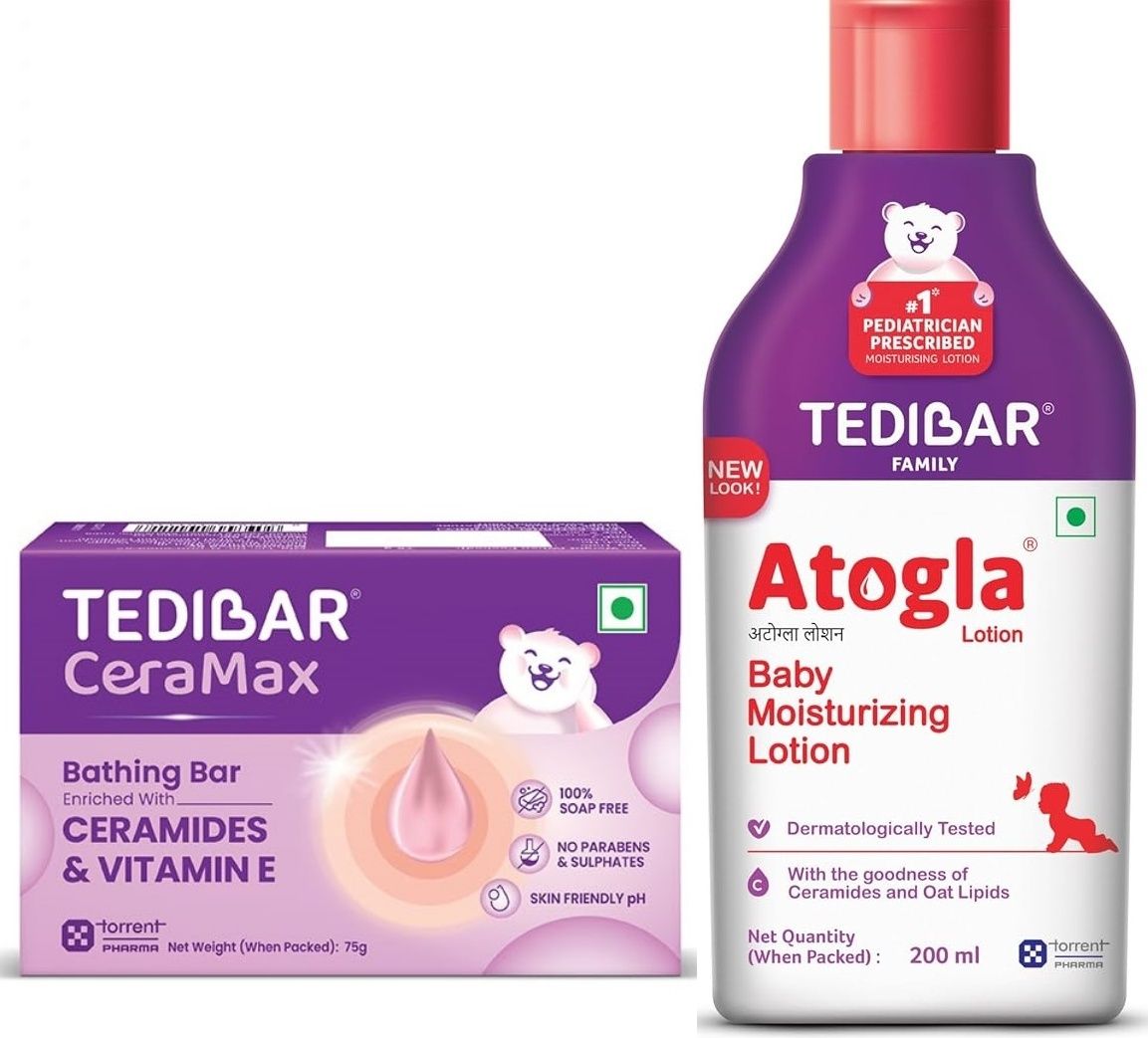 Ceramax Bathing Bar,75g & Atogla Baby Lotion,200ml-image-24