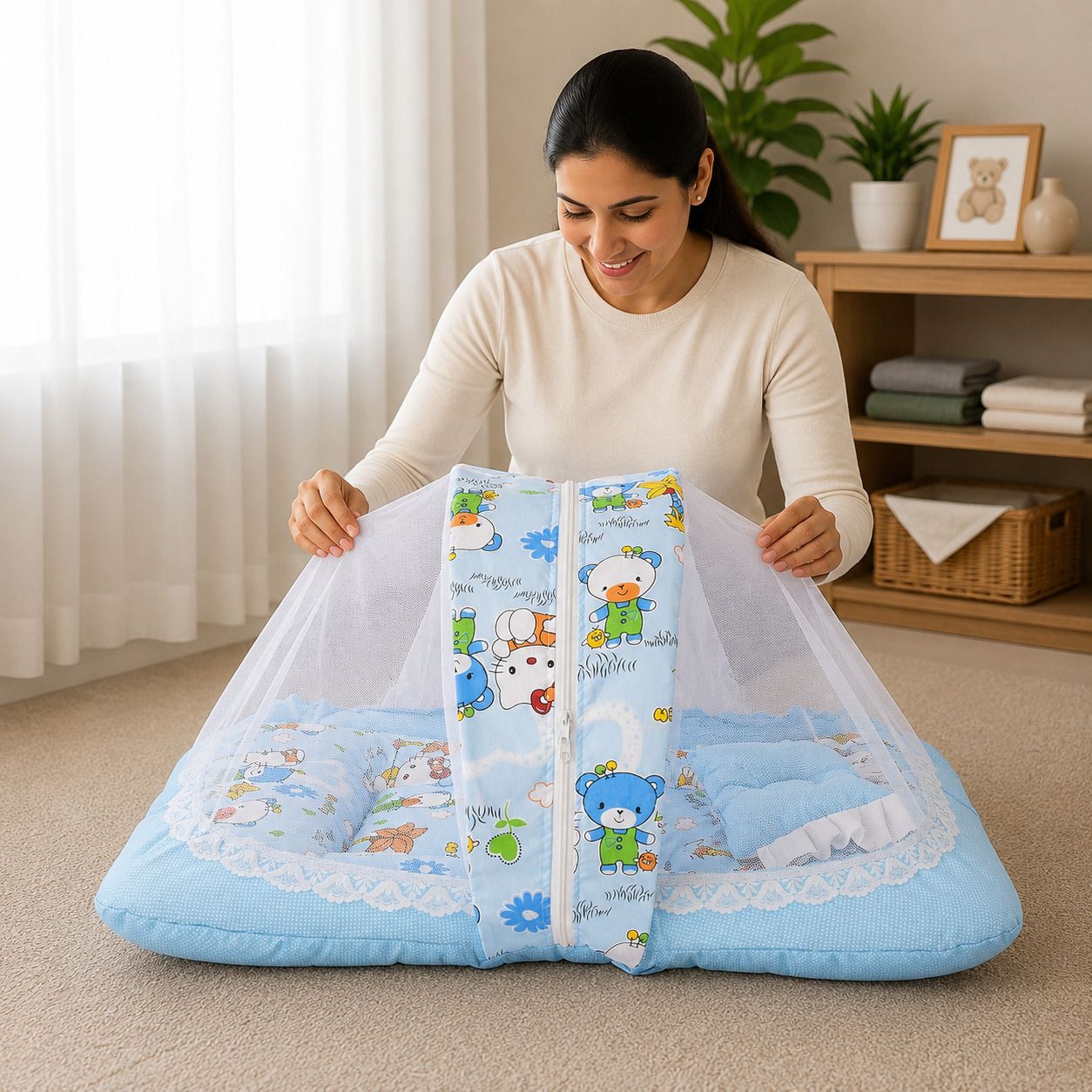 babytoons Cotton Baby Bed Sized Bedding Set-picture-32