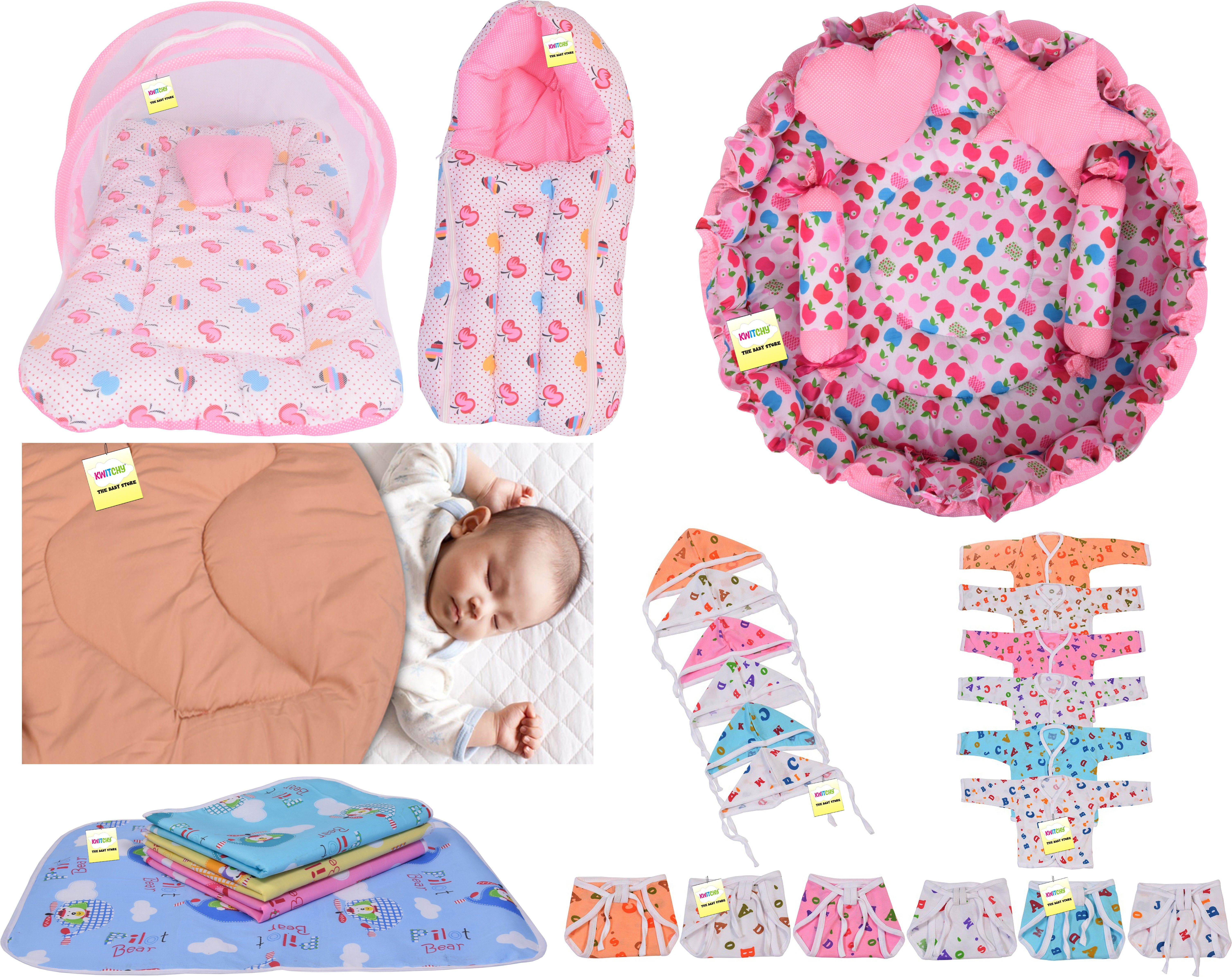 toddylon New Born Baby Daily Essentail Bedding Combo Pack-picture-19