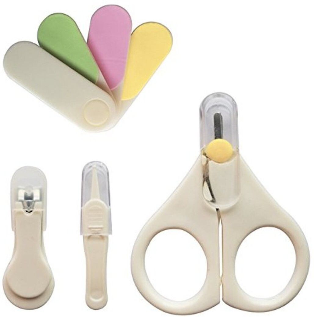 Lovely Baby Nail Care Set Child Scissors Practical Baby Nail Clipper Trimmer Nail Care Combo kit-image-35