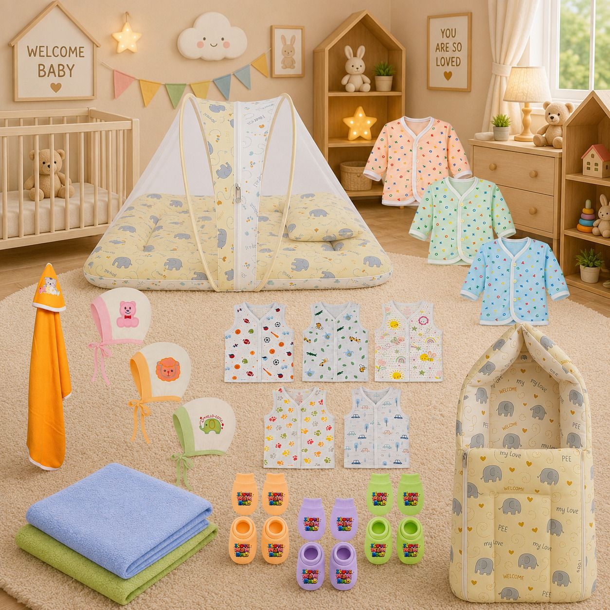toddylon New Born Baby Daily Essential Complete combo Pack-picture-33
