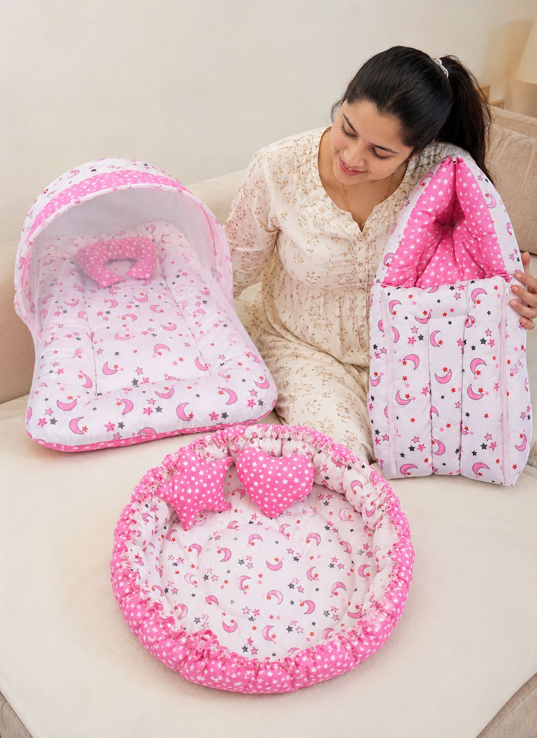 babytoons Cotton Baby Bed Sized Bedding Set-picture-41