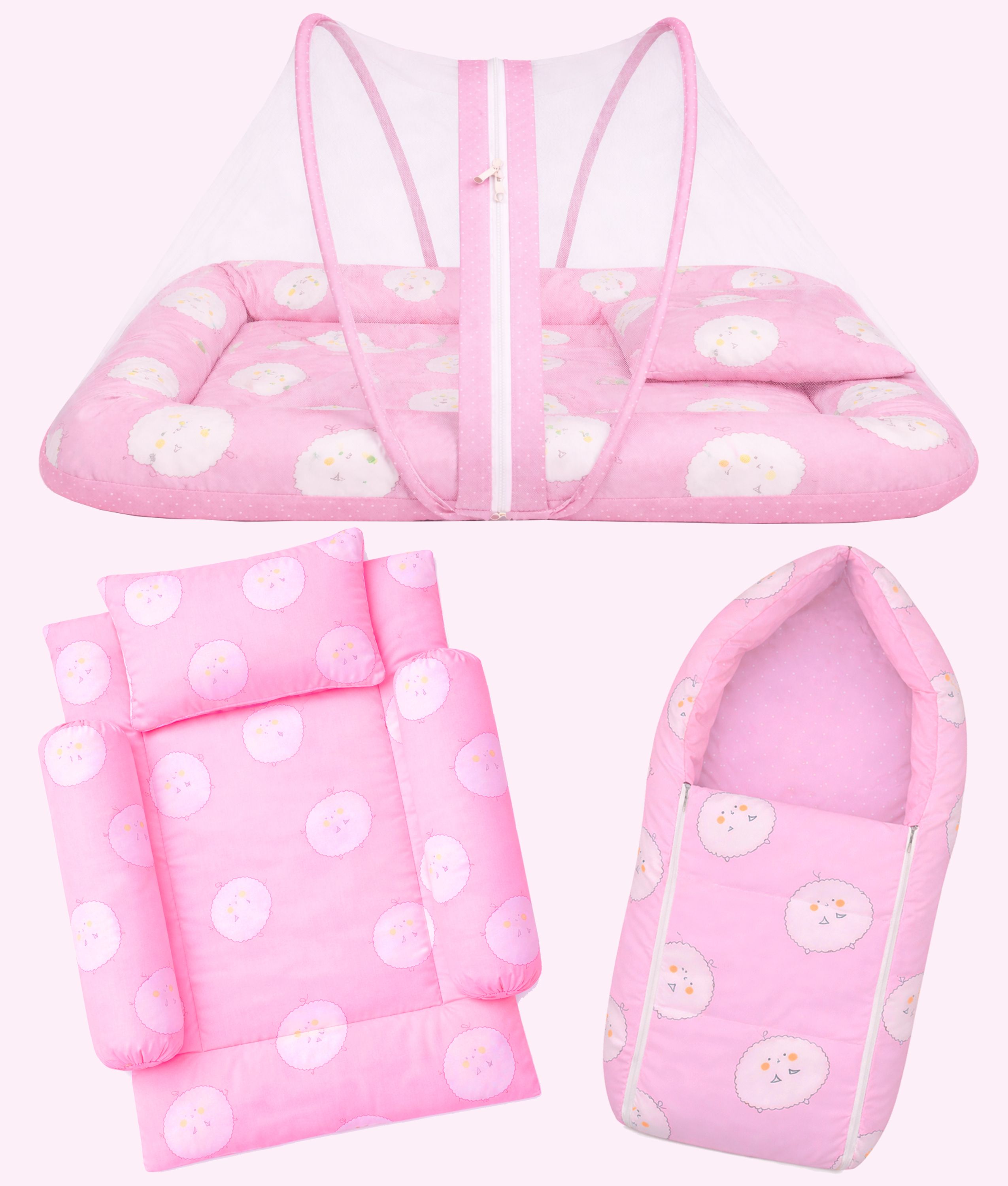 New Born Baby Daily Essential 3PCS Bedding Combo Pack(0-6 Month)