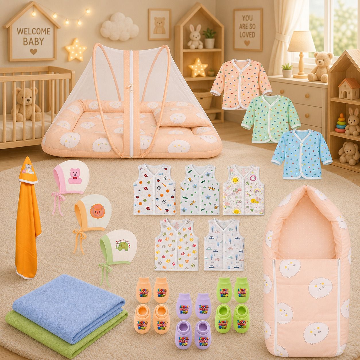 kwitchy New Born Baby Daily Essential Complete Combo Pack-picture-21