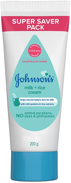 Milk + Rice Cream, with Milk extracts and Vitamin E to replenish moisture, pH Balanced, 200gm