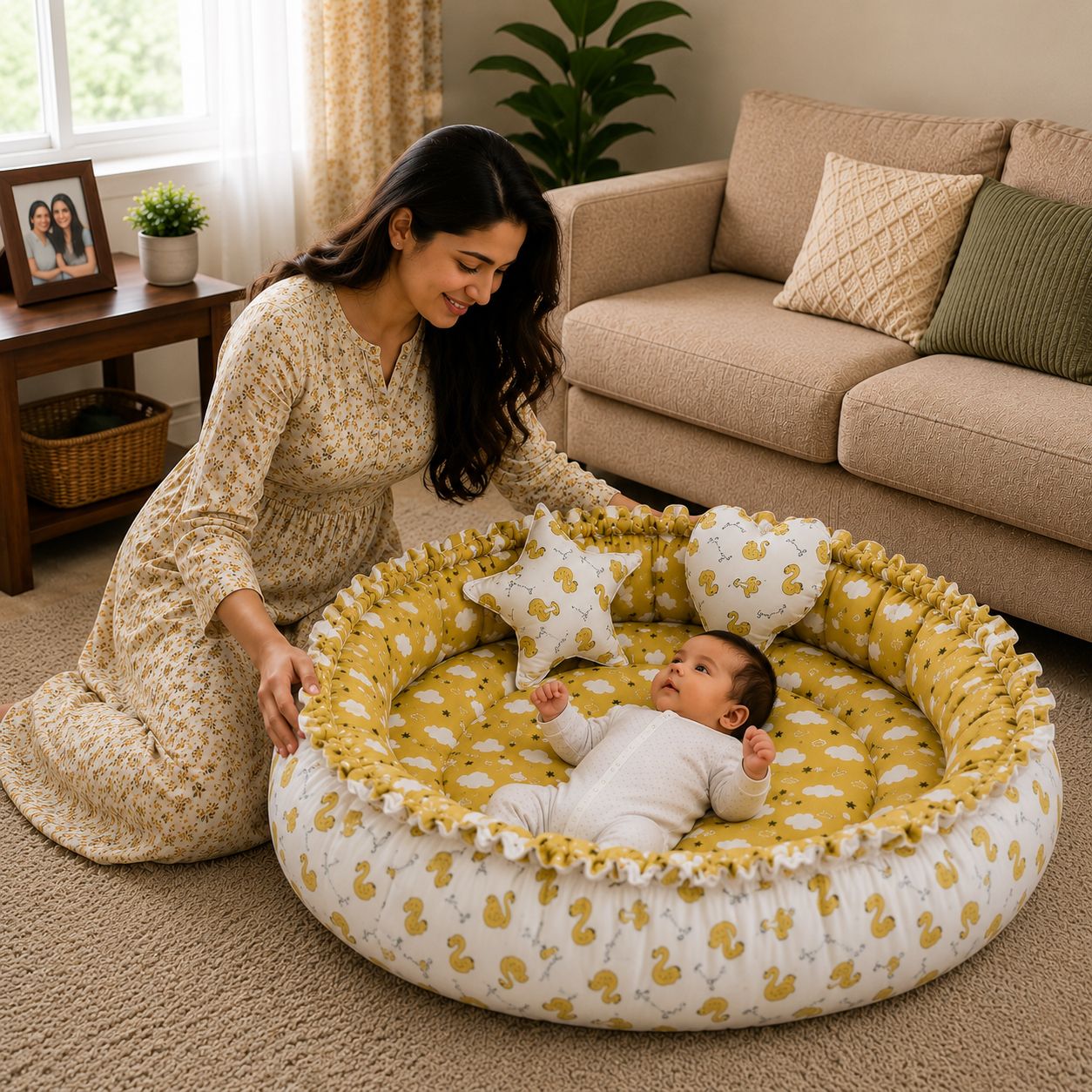 babytoons Cotton Baby Bed Sized Bedding Set-picture-36