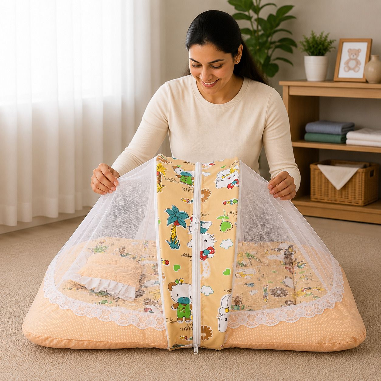 babytoons Cotton Baby Bed Sized Bedding Set-picture-30