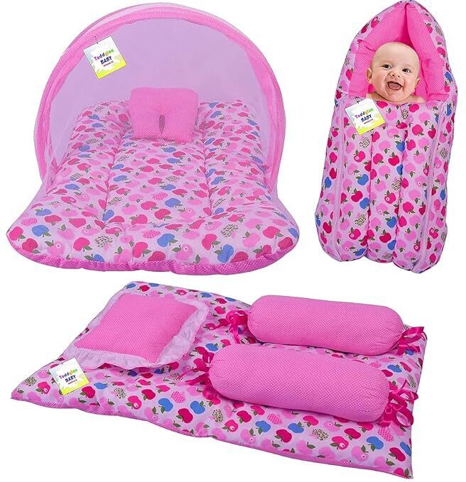 toddylon New Born Baby Daily Essentail Bedding Combo Pack(0-6 Months)-picture-8