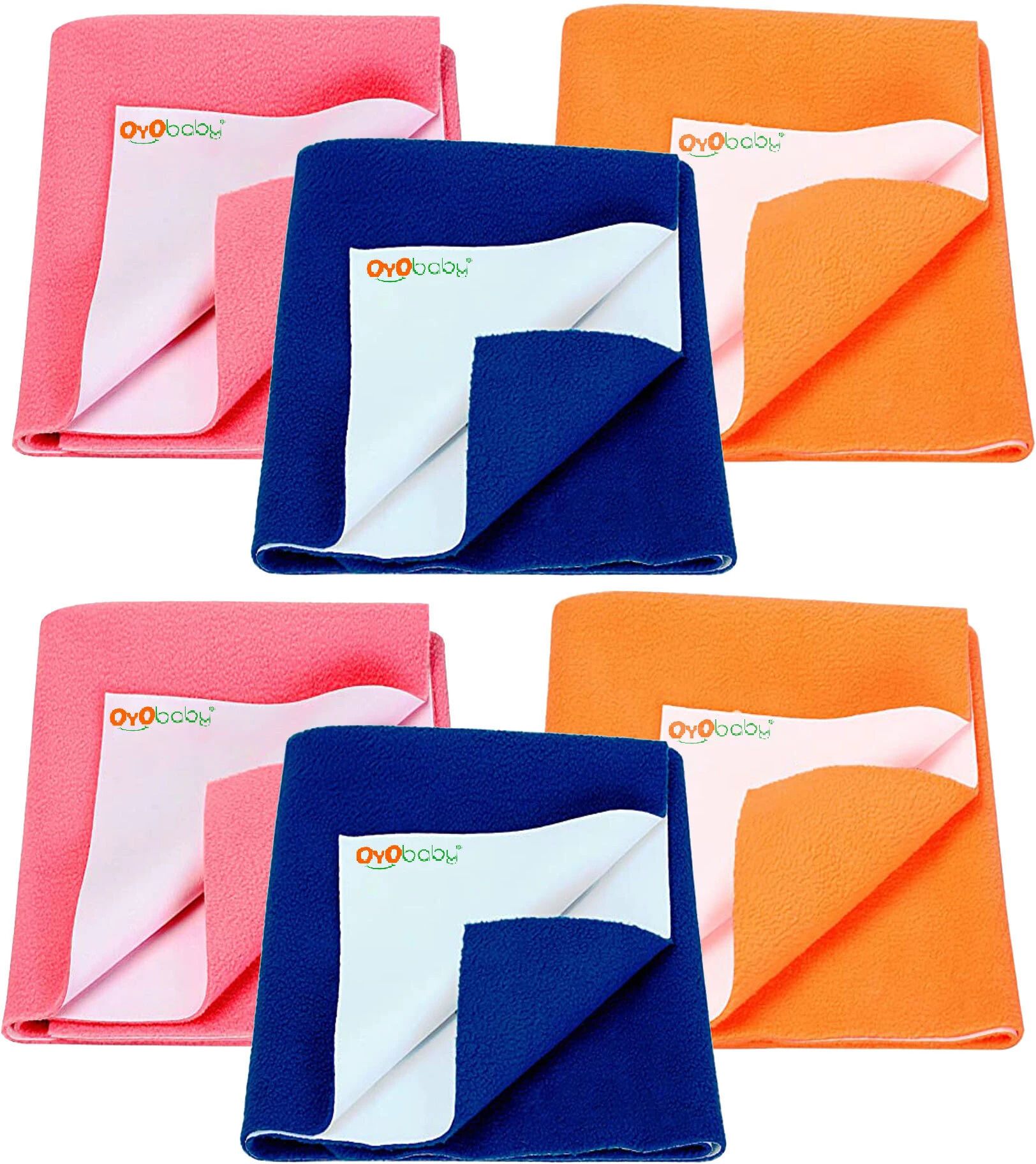 Gift Set For New Born Baby (6 Baby Bed Protector Waterproof Dry Sheet)-image-2