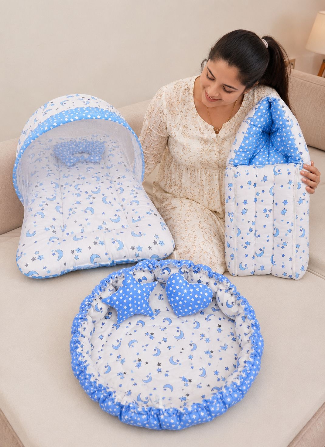 funtus Cotton Baby Bed Sized Bedding Set-picture-20