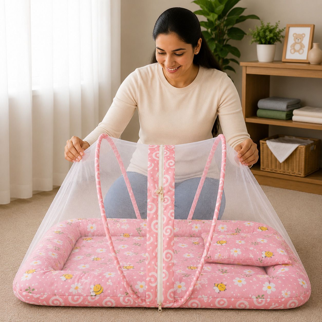 babytoons Cotton Baby Bed Sized Bedding Set-picture-19