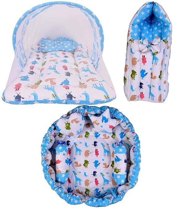 New Born Baby Care Essential Bedding Set Combo standard Crib-image-11