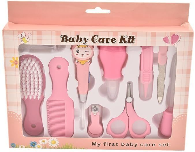 Premium Quality 10 Pcs Health Care Kit for Newborn 2 Manual Nasal Aspirator