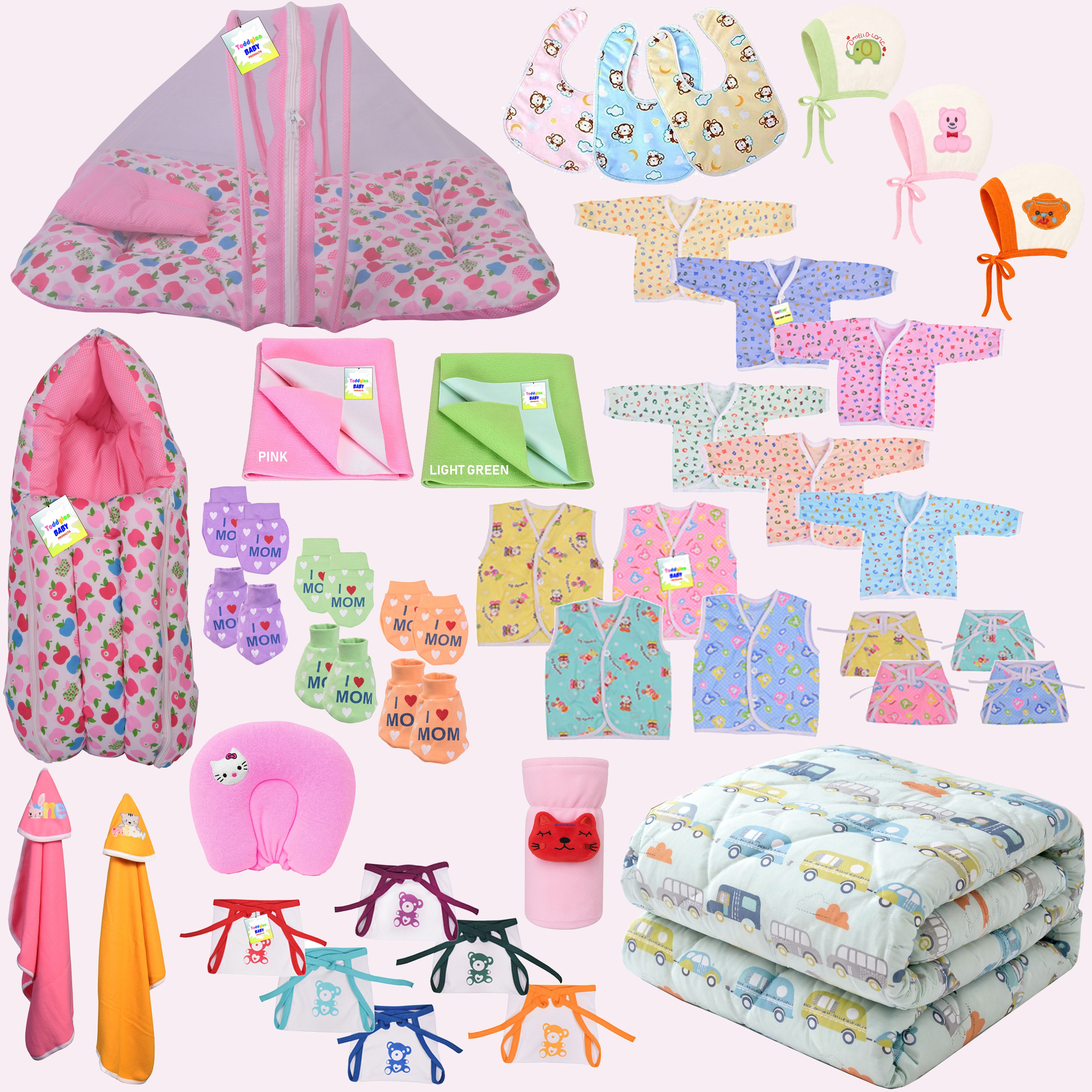 kwitchy New Born Baby Welcome 41 Item Included In 1 Combo Pack-picture-44