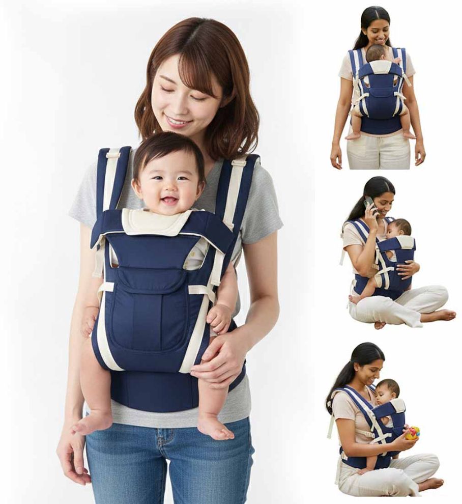 Infant Baby Carrier Bag with Waist Support Baby Carrier