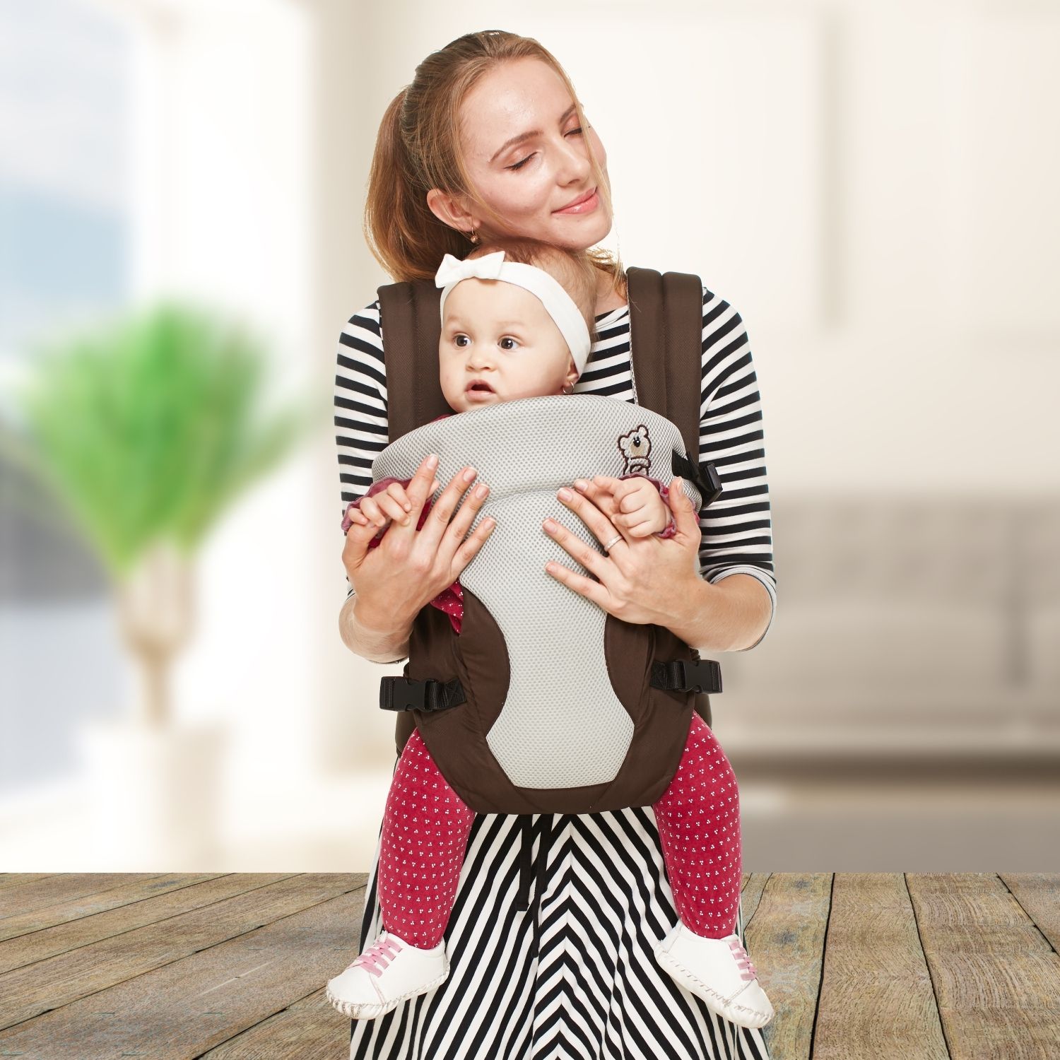 r for rabbit Cuddle Snuggle New,Adjustable & Comfortable for 6 to 24 months Kid Baby Carrier-picture-17
