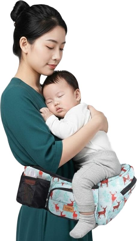 Carrier With Hip Seat (In-Built Mini Diaper Bag) Convertible To Sling Carry Bag Baby Carrier-image-15
