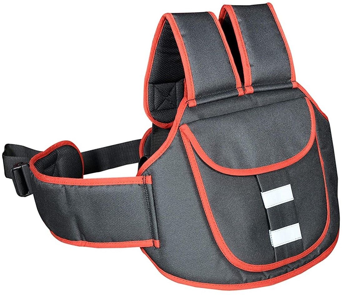 Two Wheeler Safety Belt for Sitting Back Adjustable Padded Strap Kid Travel Seat Baby Carrier