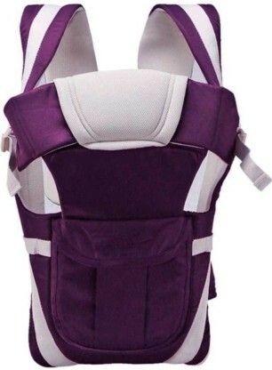 Baby Carrier 4-in-1 Adjustable Kangaroo Style Front Facing Baby Carrier (Purple) Baby Carrier-image-12