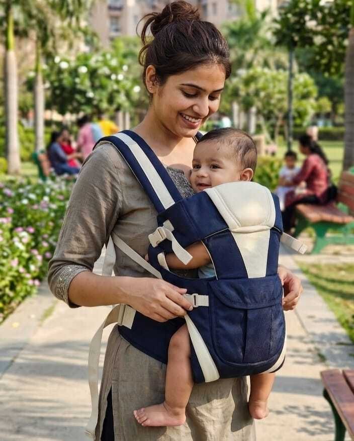 duhiya Premium Adjustable Baby Carrier with Head Support & Storage Pocket Baby Carrier-picture-32