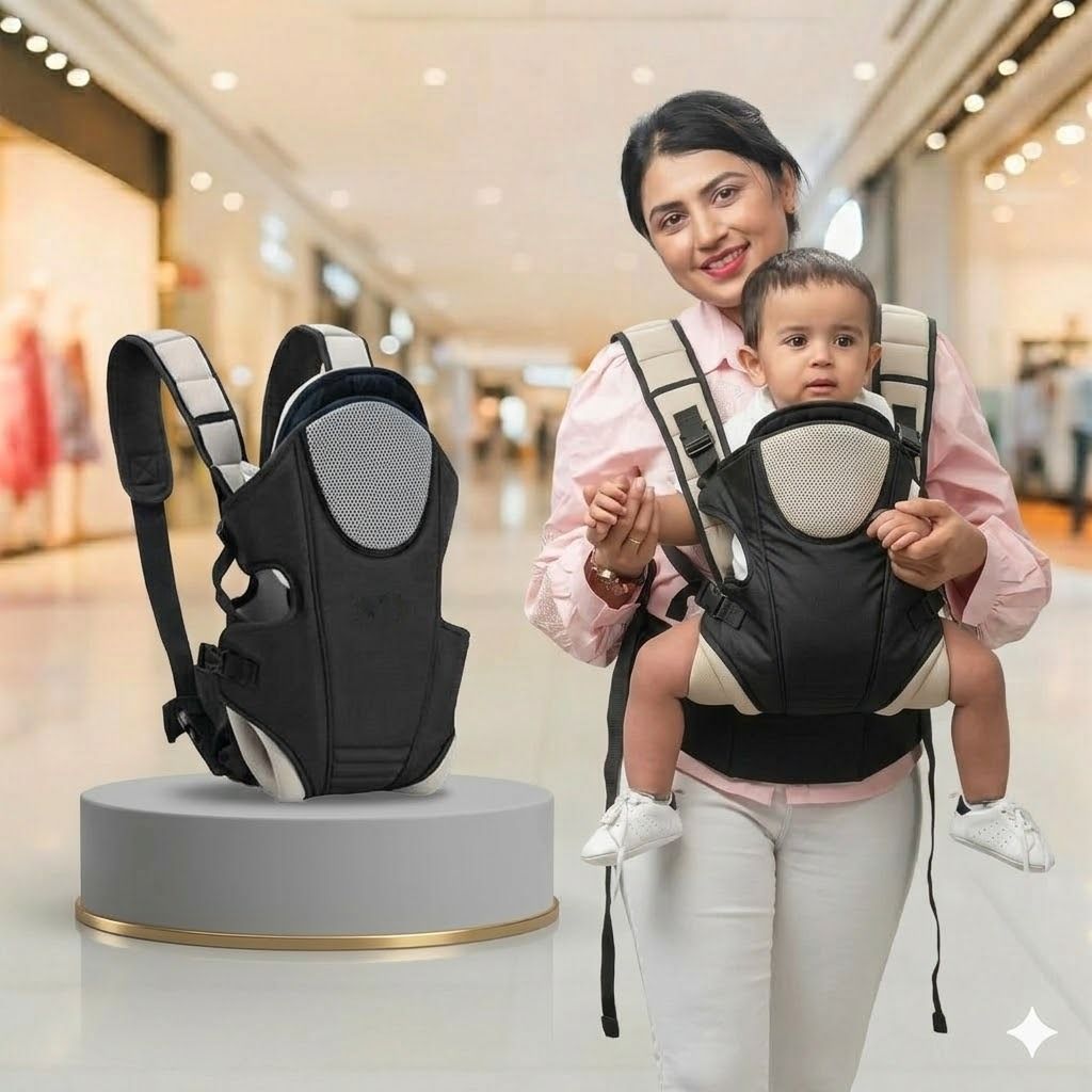 3 in 1 Baby Carrier Adjustable Ergonomic Kangaroo Head Support Safety Belt Sling Baby Carrier-image-48