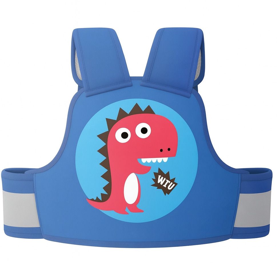 Kids Safety Belt for Bikes & Scooters | Reflective & Adjustable (1–12 Yrs) Baby Carry Cot-image-23