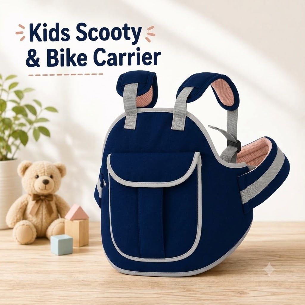 momscape Kid Two Wheeler Safety Belt for Sitting Back Adjustable Harness Strap Travel Bag Baby Carrier-picture-19