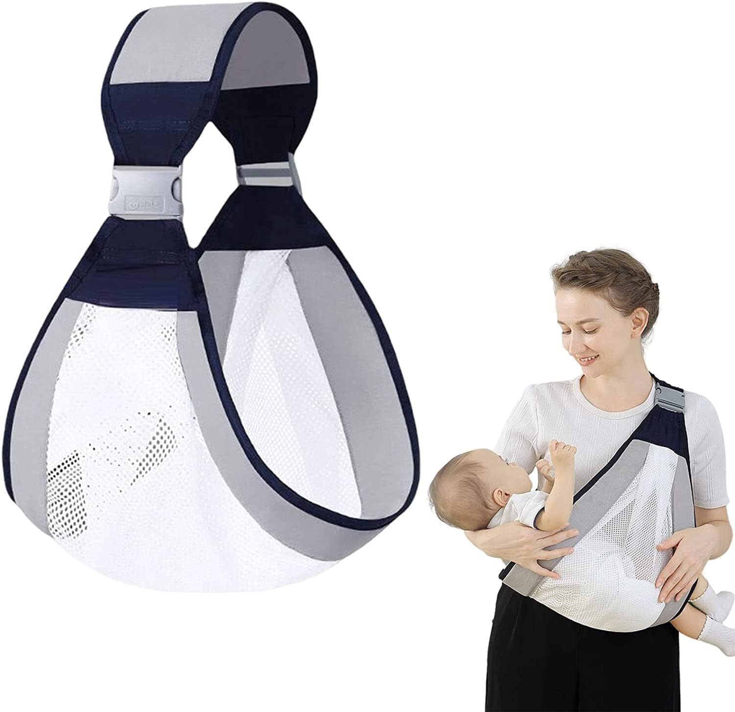 Baby Carrier Newborn to Toddler, Ergonomic 3D Mesh Baby Wraps Carrier Baby Carrier-image-33