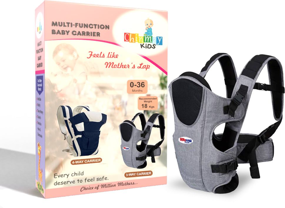 3 Way Baby Carrier With Detachable Bib & Head Cushion Ergonomic Multi Functional Baby Carrier-image-17