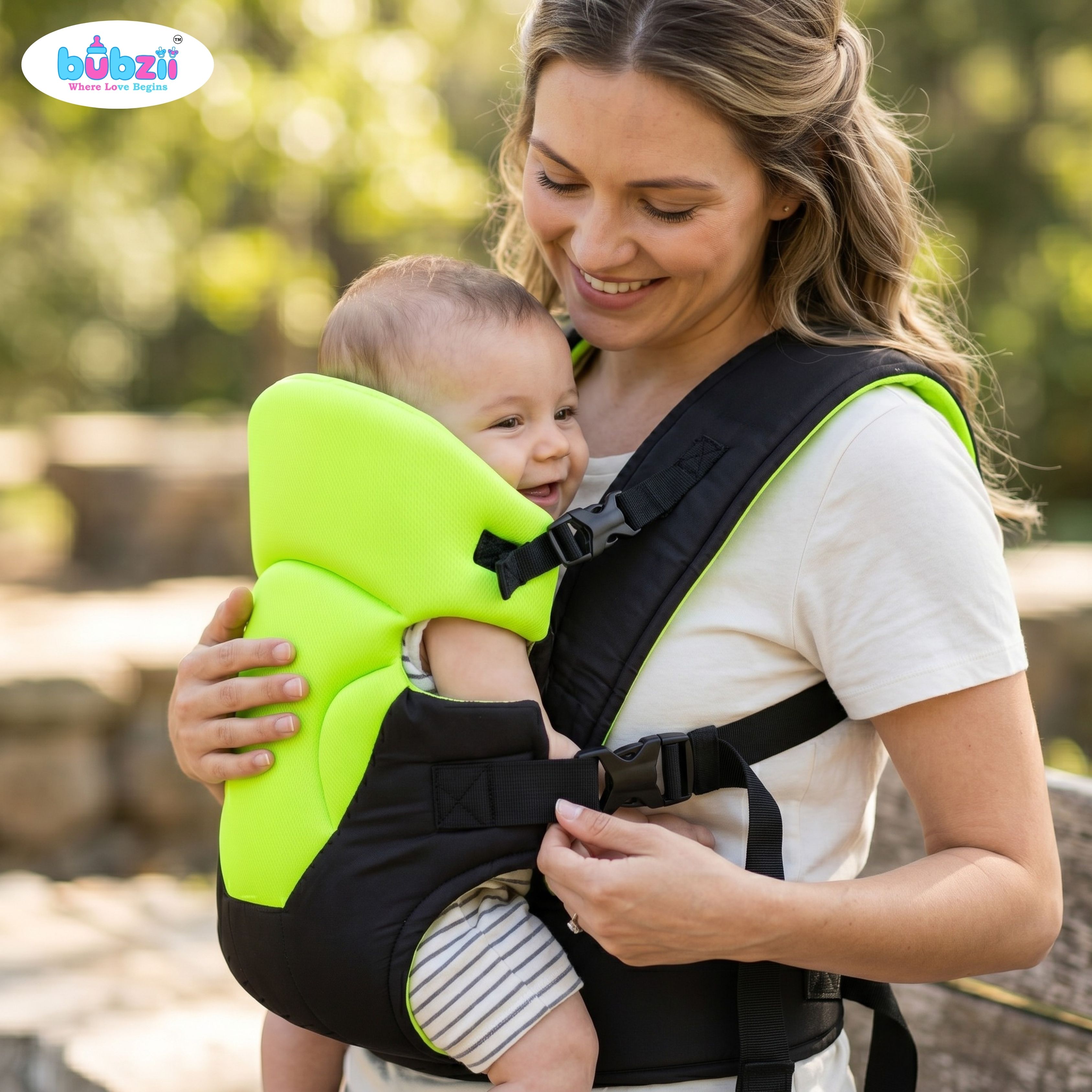 9-in-1 Ergonomic Baby Carrier with Hip Seat for babies up to 15 kg Baby Carrier-image-2