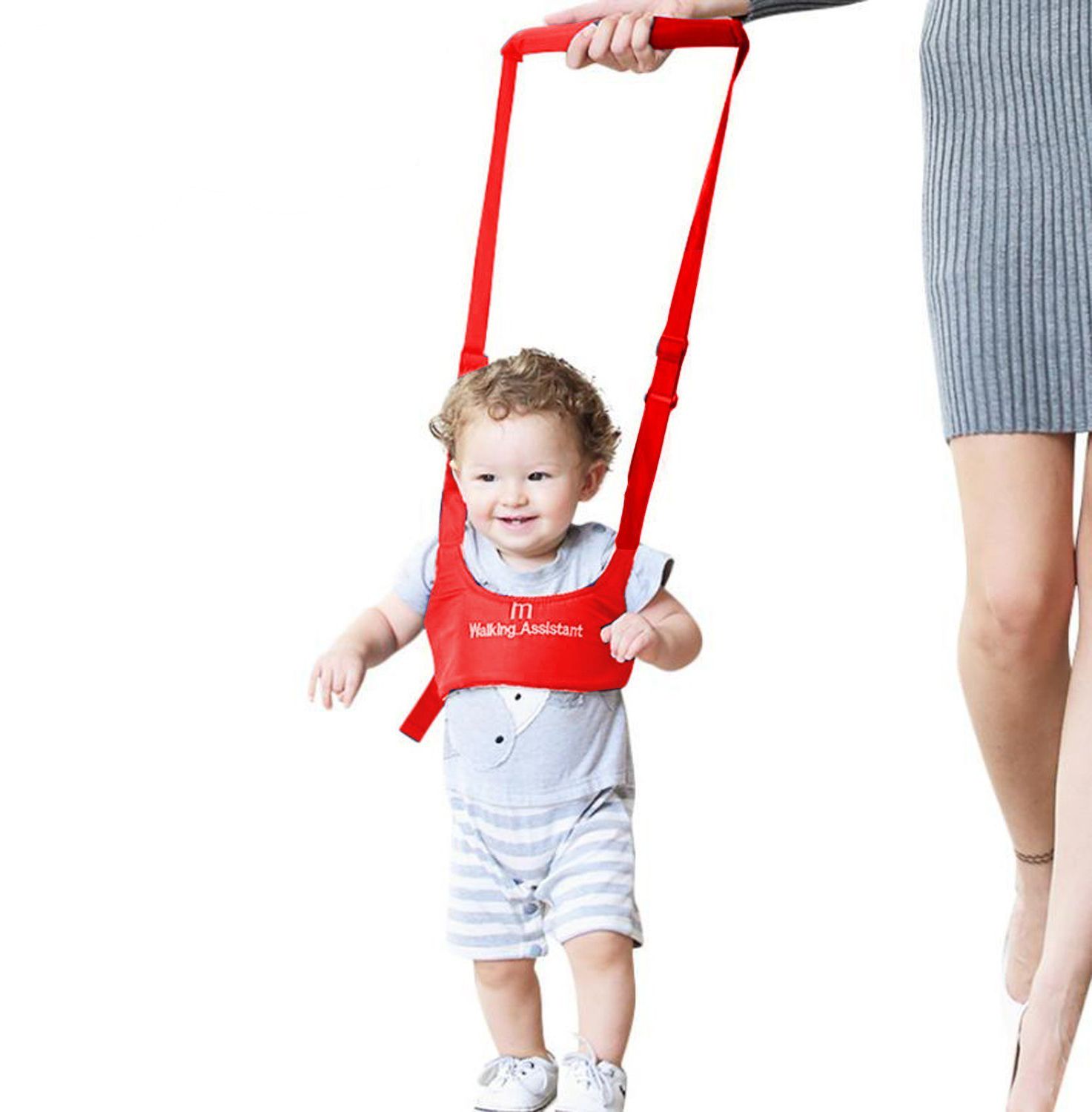 Baby Safety Harness Walking Assistant Belt for Baby, Adjustable Shoulder & Dual Foam Chest Support Helper for Infant Child (Red) Baby Carrier-image-35