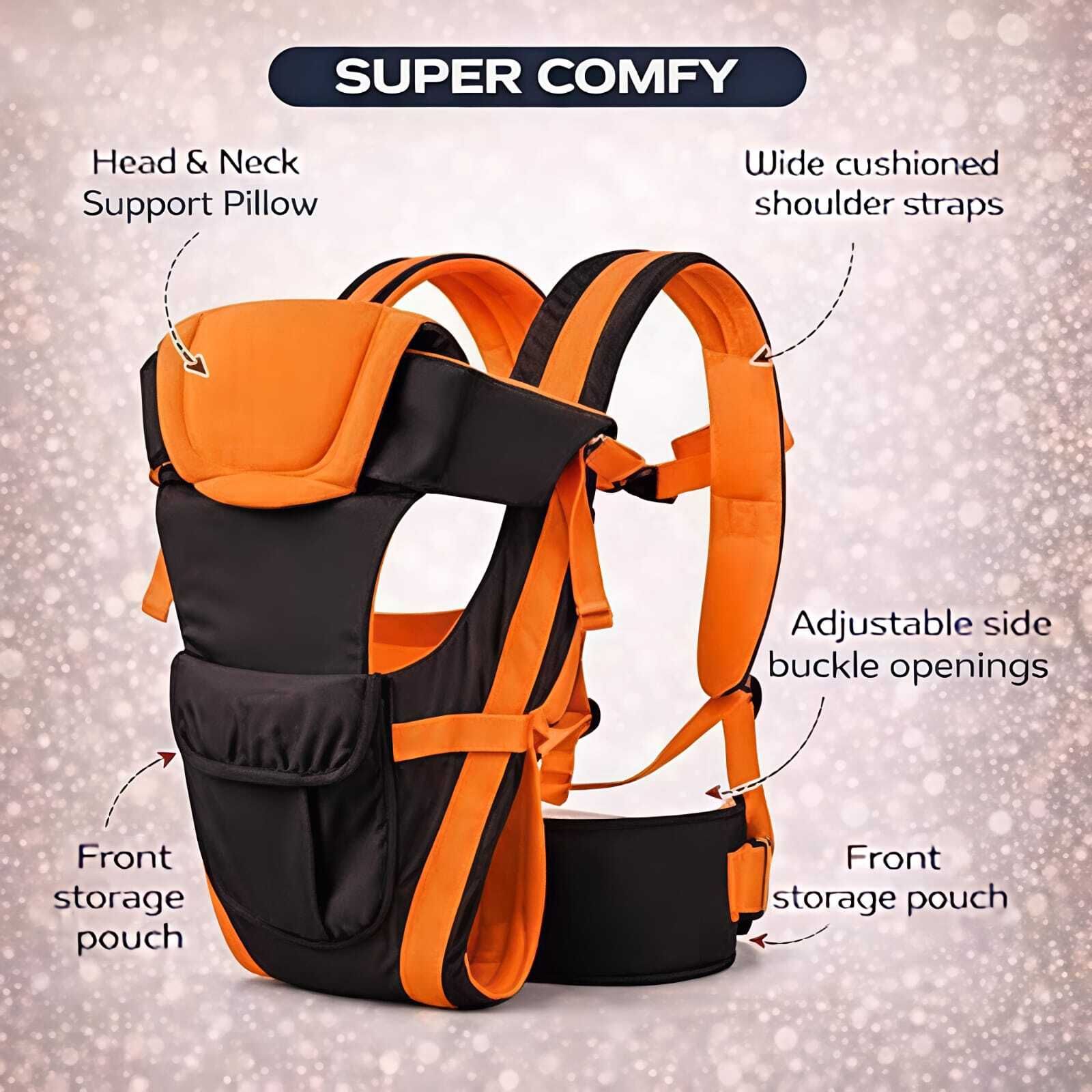 New Born Baby Carrier Bag 4-in-1 Adjustable Baby Sitting Baby Carrier-image-35