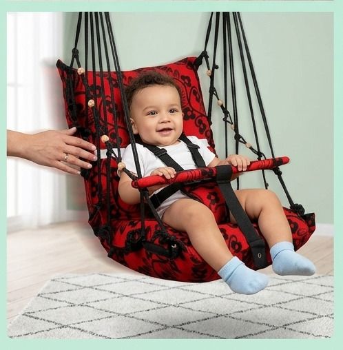 Premium Fabric Baby Swing (Jhula)Infants & Toddlers Baby Cuddler-image-17