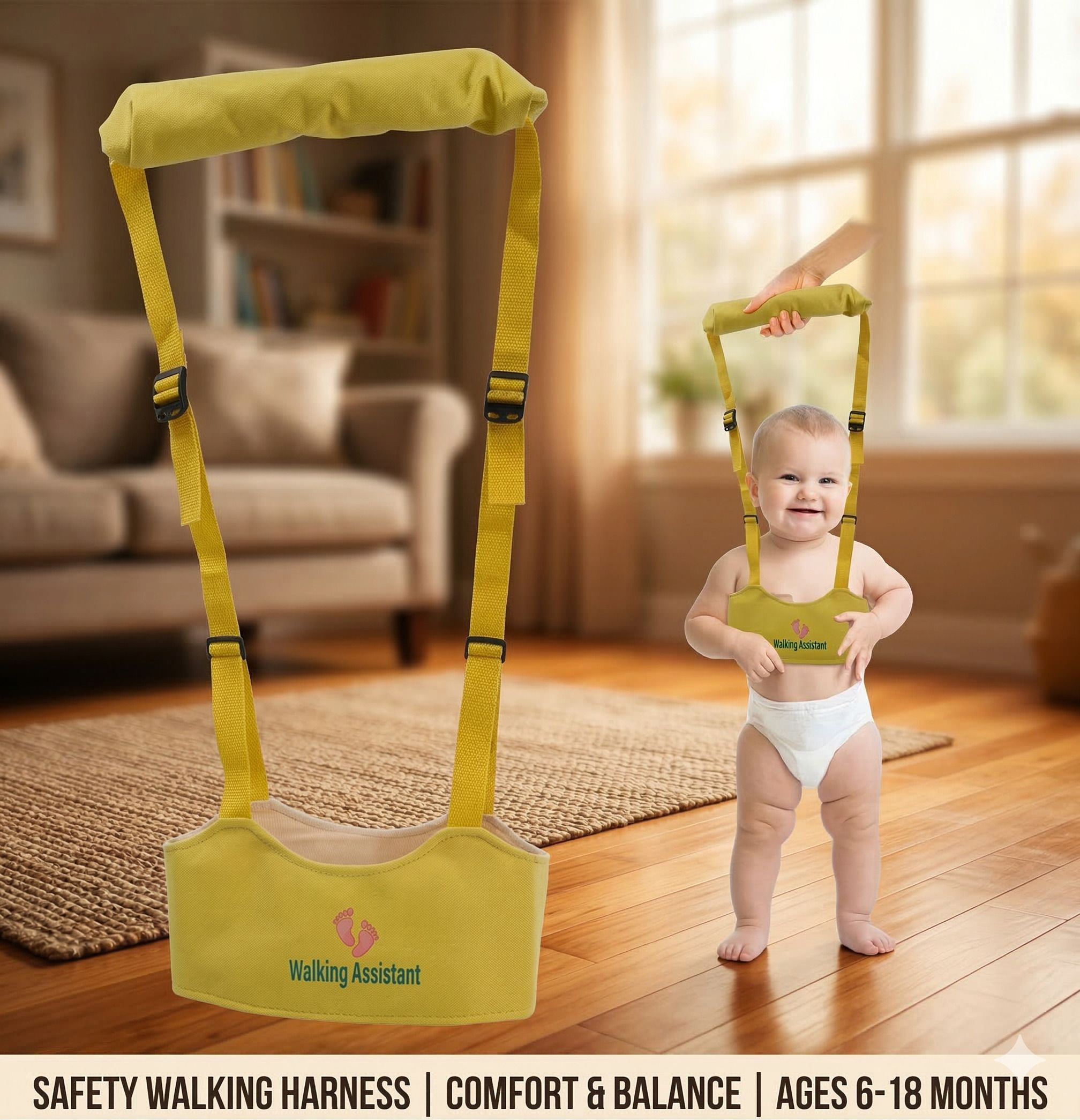 Baby Learning Walker Harness Baby Carrier-image-40