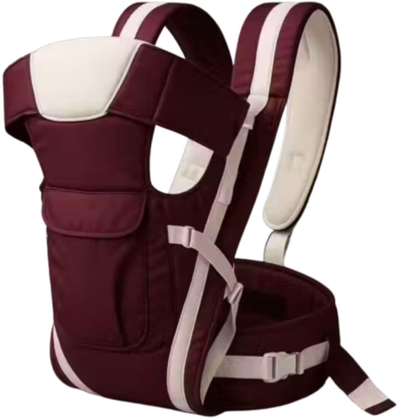 SupplyKing Adjustable Baby Backpack with Padded Shoulder Straps, Waist Support Baby Carrier-image-5
